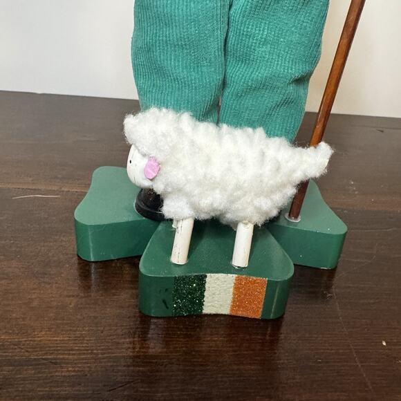 Nutcracker Village Irishman Christmas Nutcracker Shepherd Beer St. Patrick's Day - Picture 8 of 13